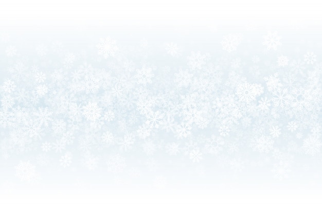 Vector winter snow blank light abstract background