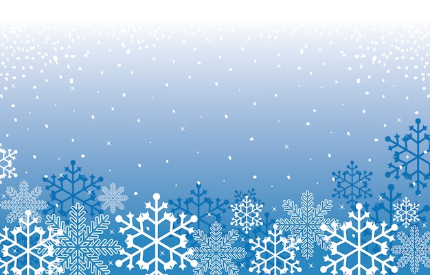 Winter Snow Snowflake Illustration Texture Card Background