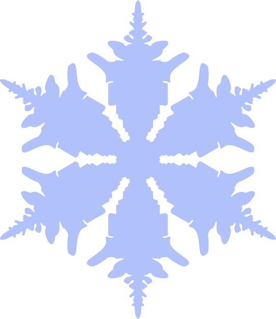 Icona del fiocco di neve invernale