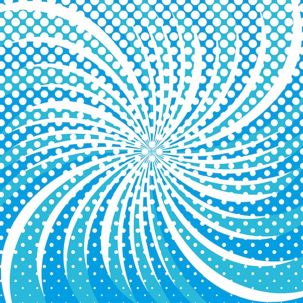 Winter snowflake star halftone round shapes pattern