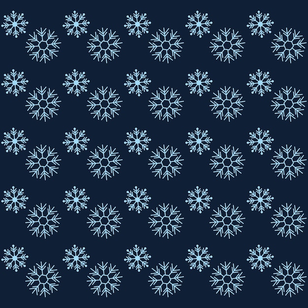 Winter snowflakes background