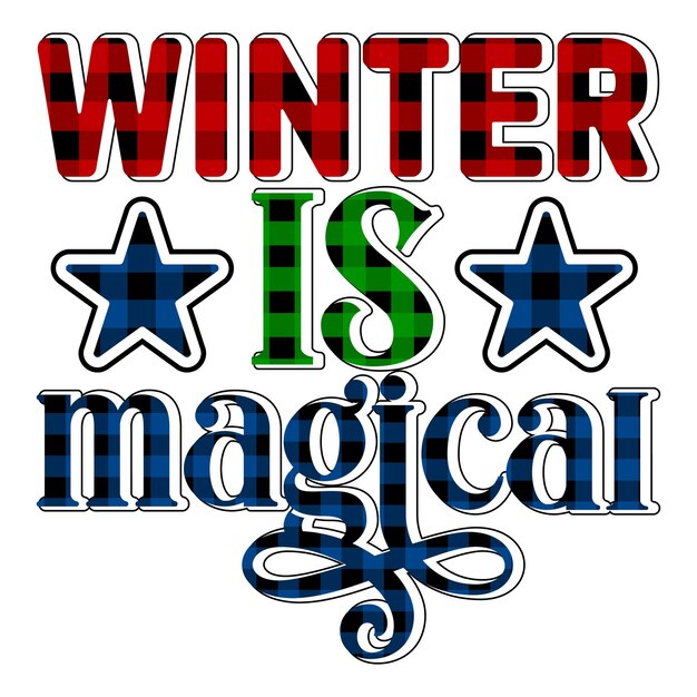 Winter Sublimation SVG Design Digitale download