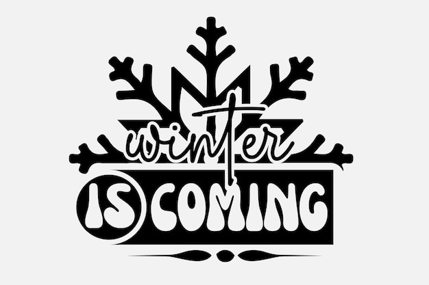 Vector winter svg design