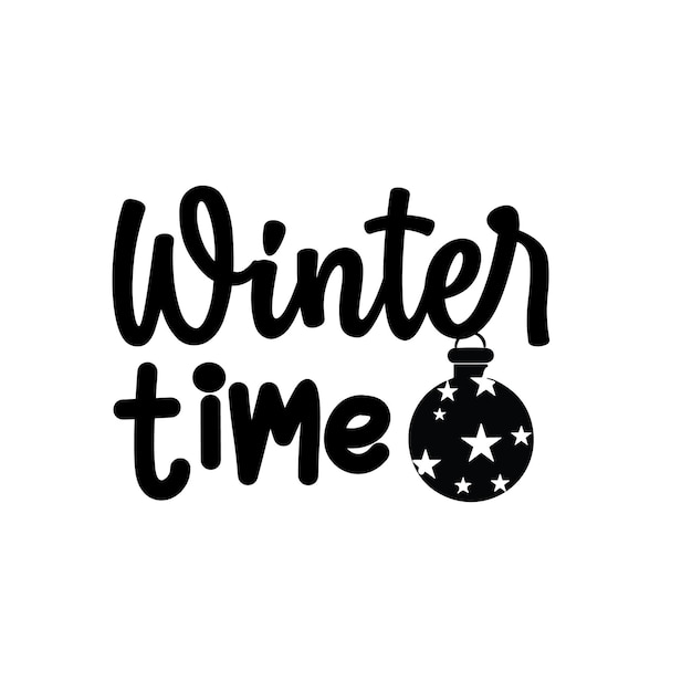 Winter svg Winter svg bestand Winter svg cricut Winter t-shirts Winter typografie vectorontwerp