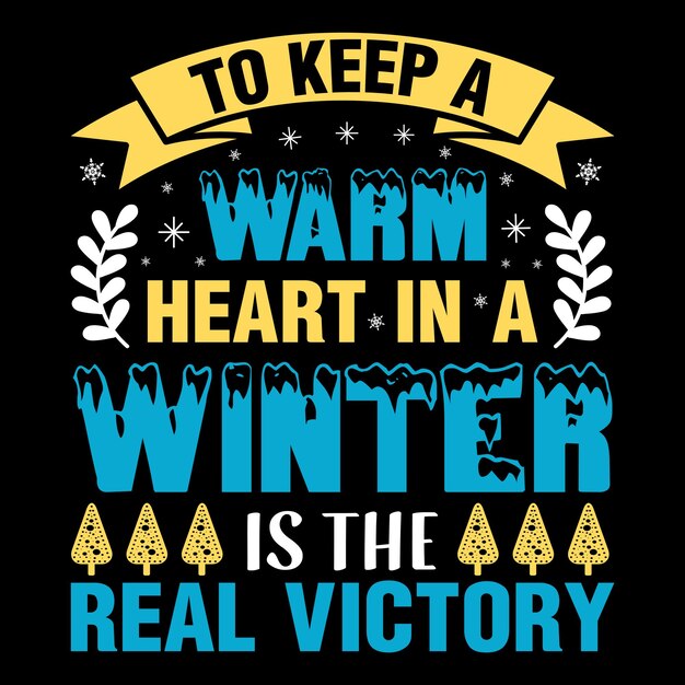 Winter t-shirt ontwerp, sneeuw element, winter element vector