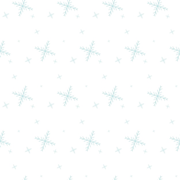 Winter textiles. Snowflakes. Seamless pattern.