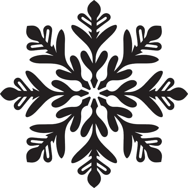 Vector wintry sparkle vector logo icon snowflakes aura iconic logo design