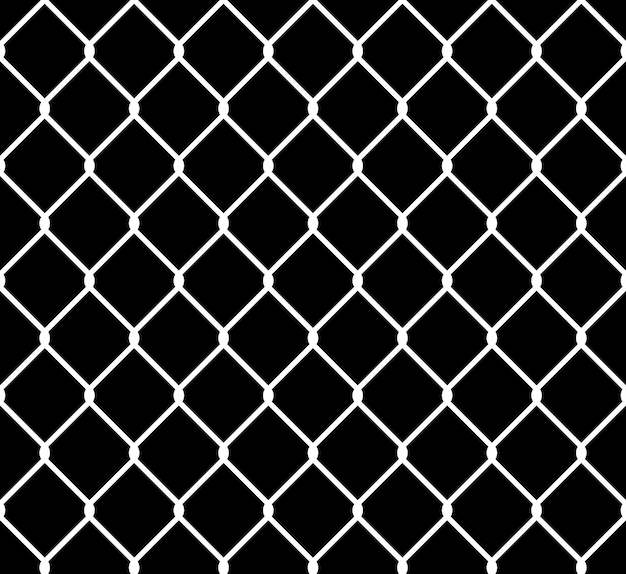 Wired Steel Fence Seamless Pattern Overlay