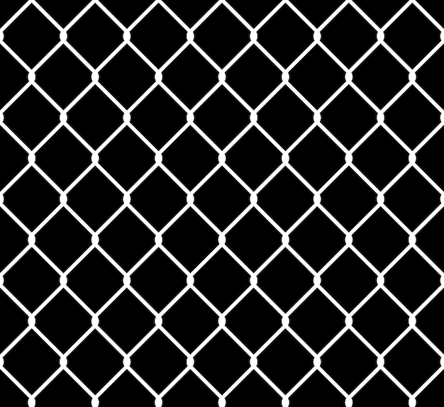 Wired steel fence seamless pattern overlay