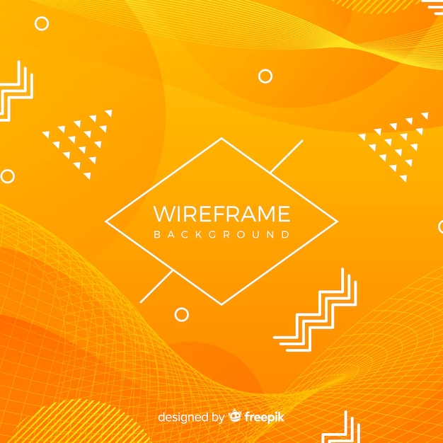 Wireframe achtergrond