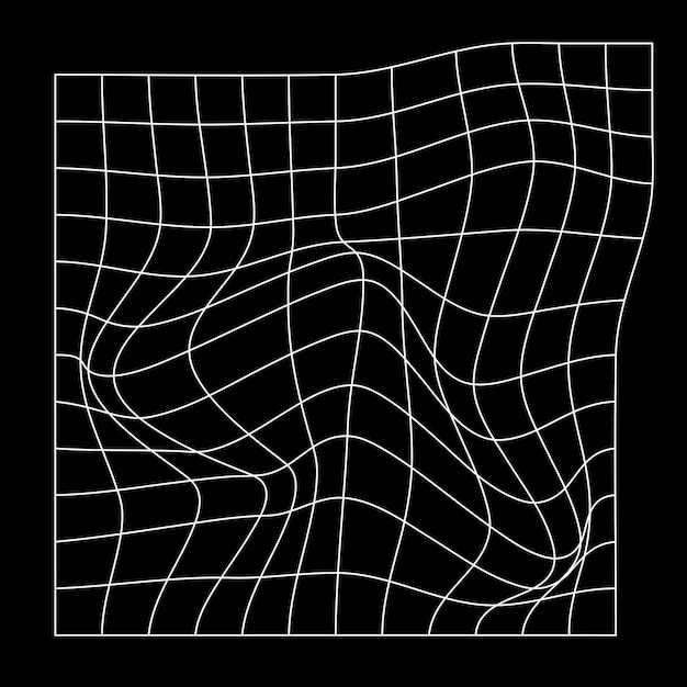 Vector wireframe shape