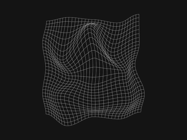 Vector wireframe space vector illustrationxa