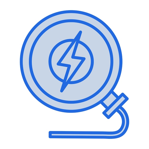 Wireless Charger Blue Tone Illustration