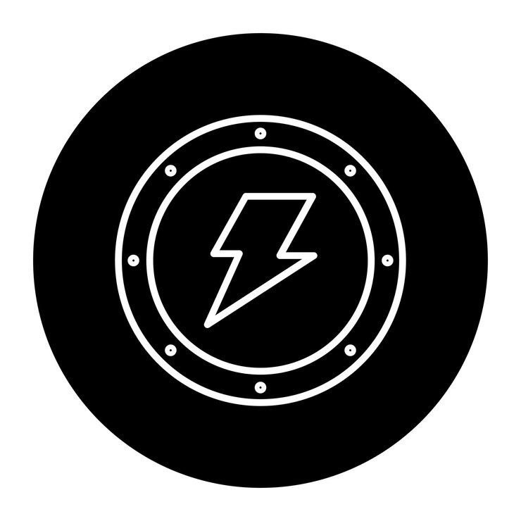 Vector wireless charging icon