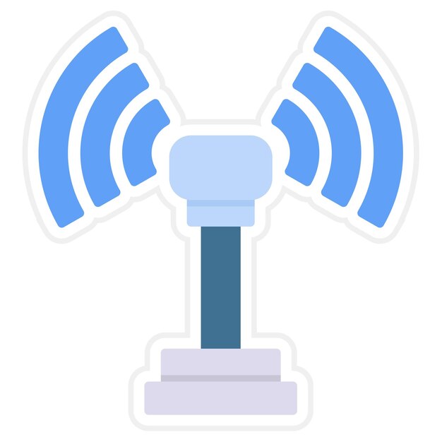 Wireless Flat Illustration