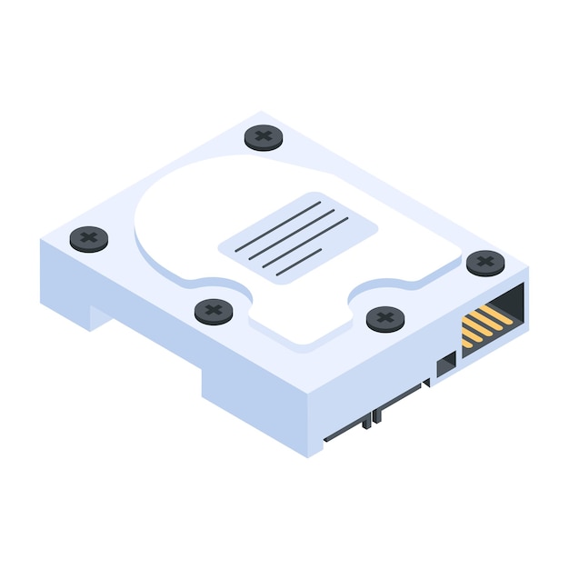 Vector wireless gadgets isometric icon