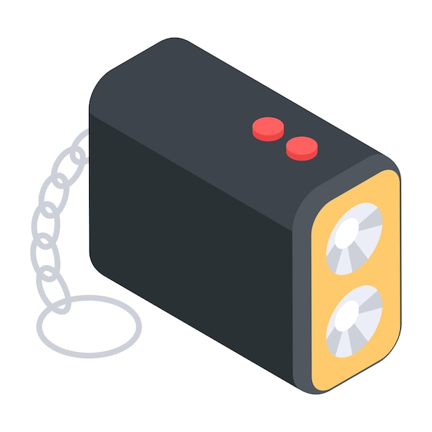 Wireless Gadgets Isometric Icon