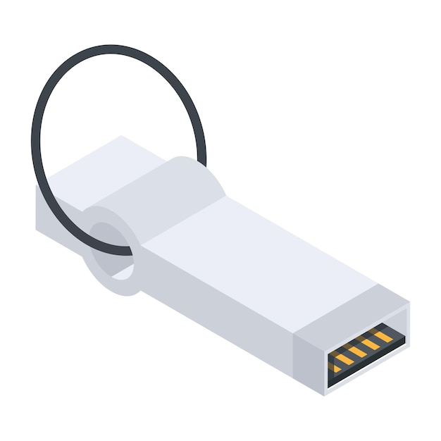 Vector wireless gadgets isometric icon