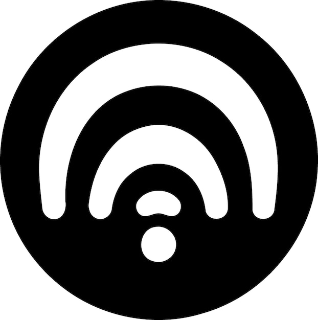 Icona wi-fi internet senza fili