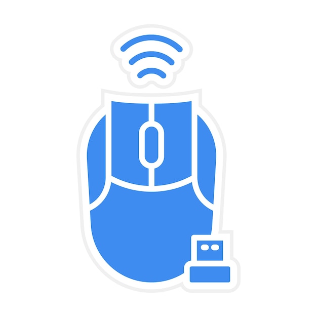 wireless mouse icon vector image can be used for computer and hardware