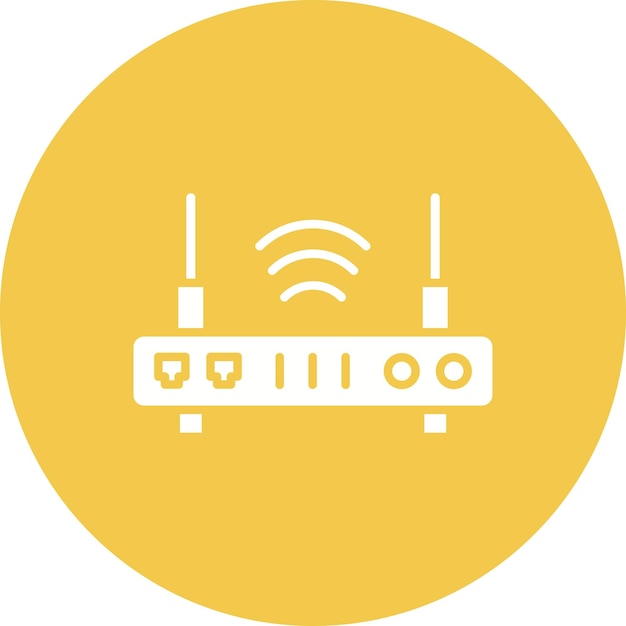 Vector wireless router icon vector image can be used for computer and hardware