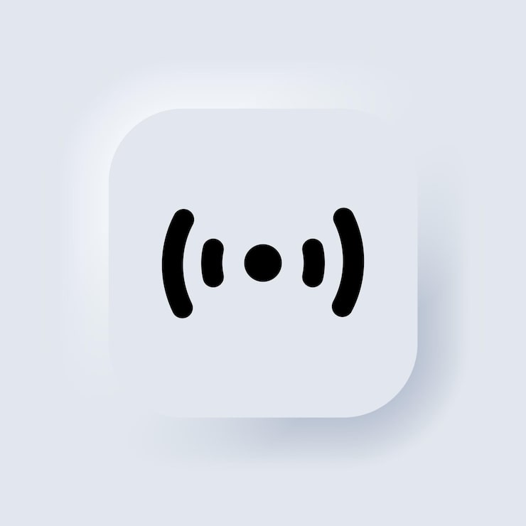 Vector 무선 및 wifi 아이콘입니다. wi-fi 신호 기호입니다. 와이파이 무선 아이콘 시각화 신호. 원격 인터넷 액세스 수집. neumorphic ui ux 흰색 사용자 인터페이스 웹 버튼입니다. 뉴모피즘. 벡터 eps 10입니다.