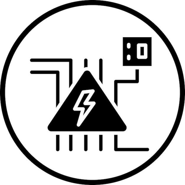 Vector wiring icon style