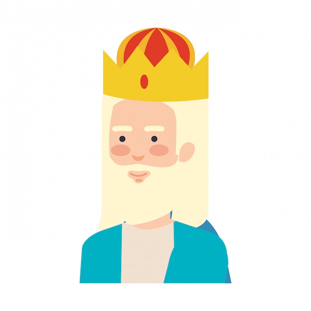 Vector wise kings manger-personages