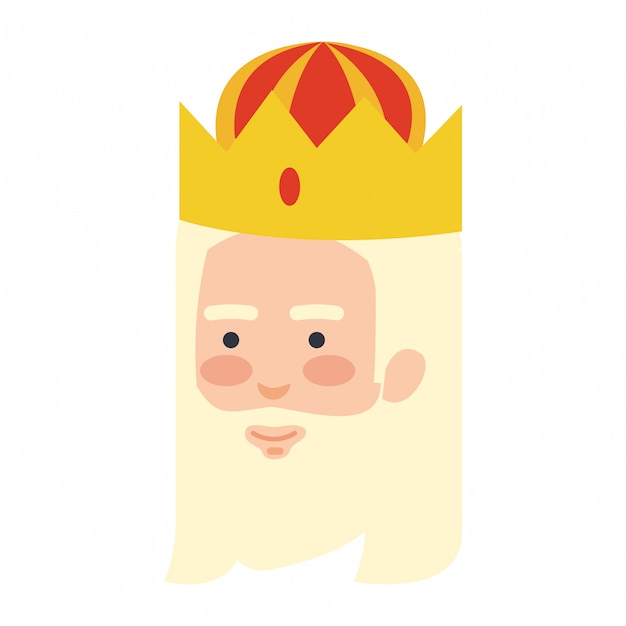 Vector wise kings manger-personages
