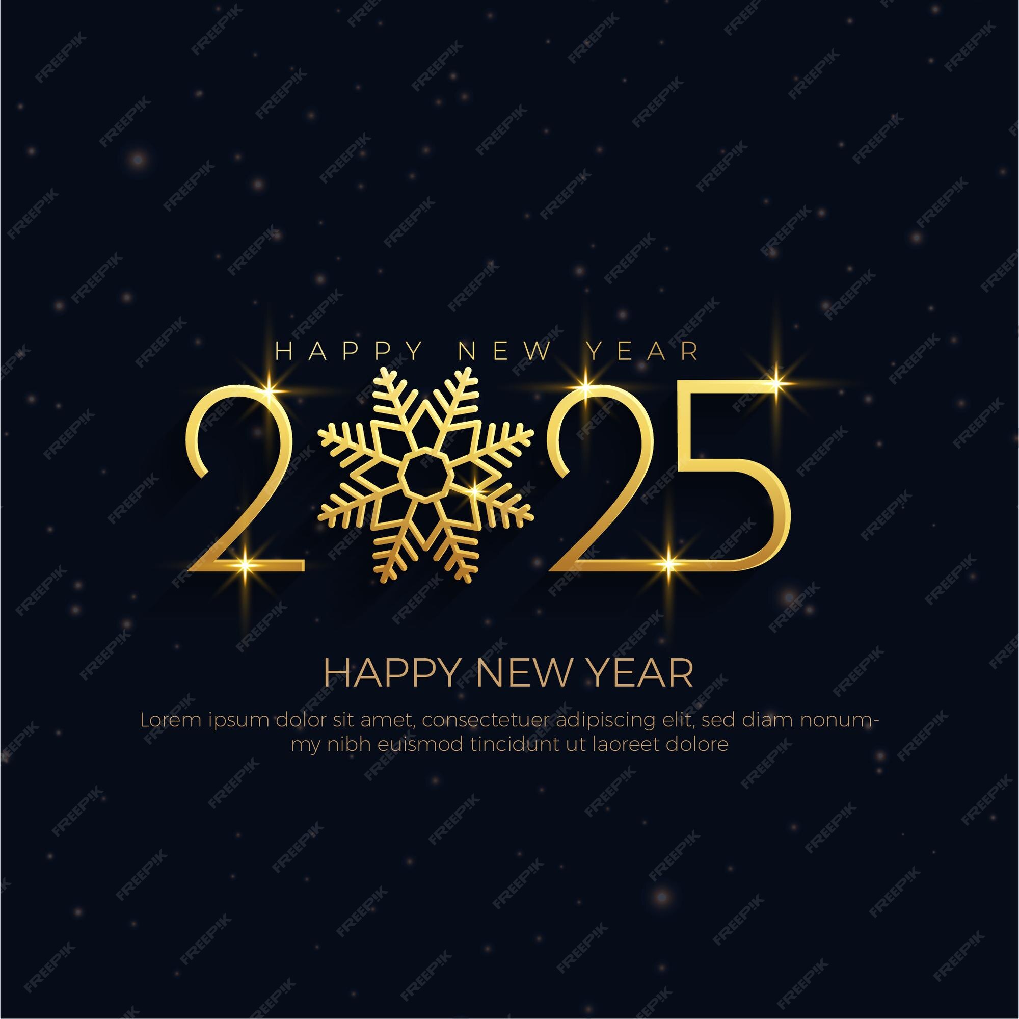 Premium Vector Wishing 2025 with fireworks for the new year at Christmas