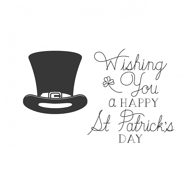 Wishing you a happy st patrick`s day icons