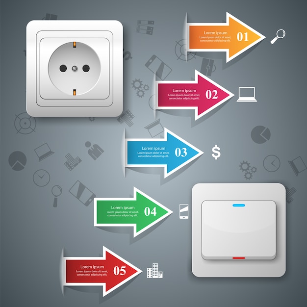 Wissel het socket icoon