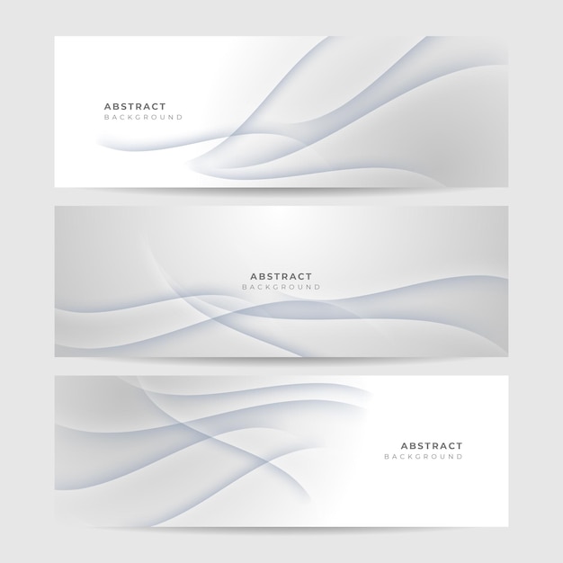 Wit abstract modern achtergrondontwerp Vector abstract grafisch ontwerp banner patroon achtergrondsjabloon