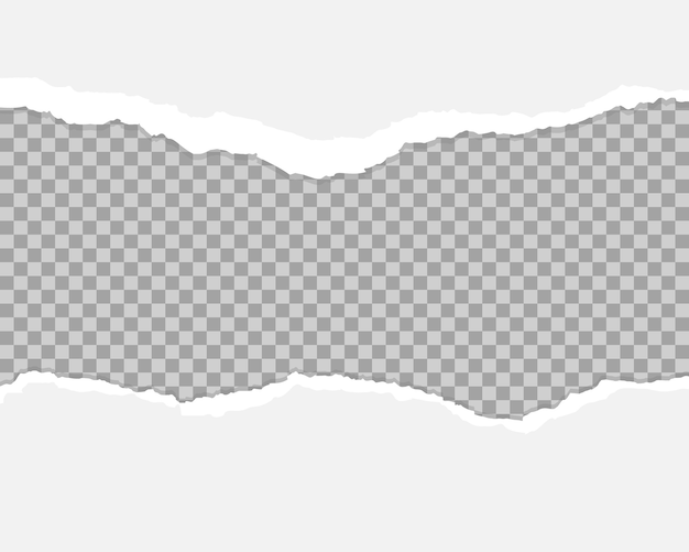 Wit en grijs realistisch horizontaal papier