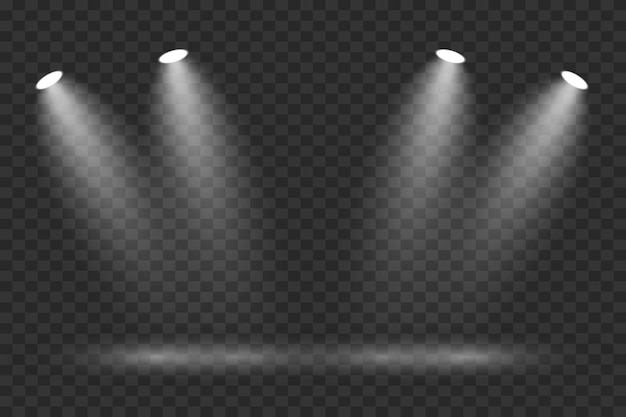Wit licht schijnwerpers podiumlicht