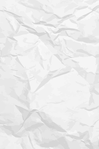 Wit, schoon, gerimpeld papier