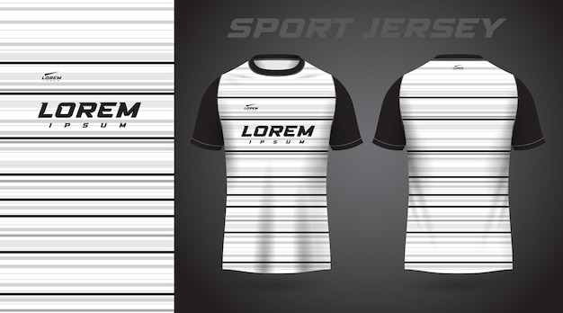 wit sportjersey-ontwerp