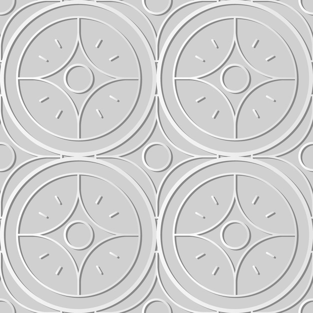 Vector witboekkunst curve round cross star frame line, stijlvolle decoratie patroon achtergrond voor webbanner wenskaart