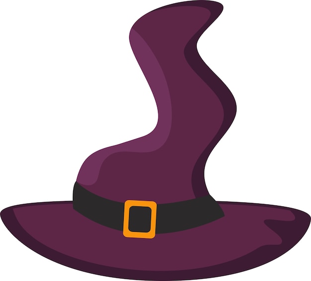 Vector witch hat for halloween