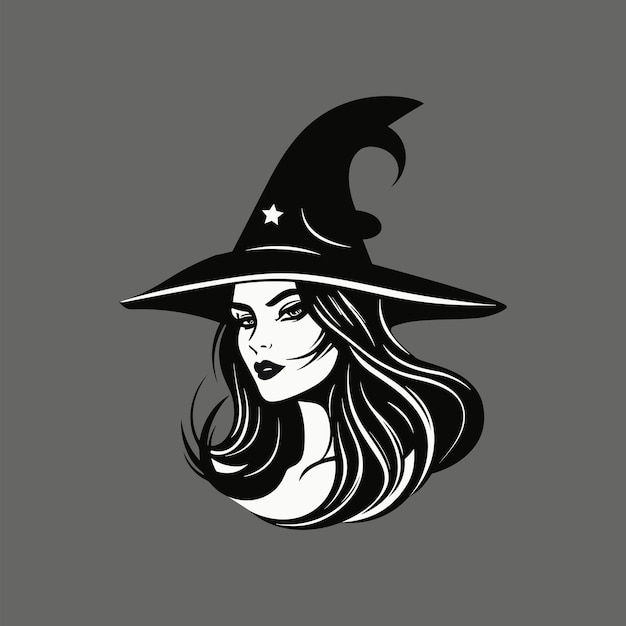 The Witch Hat with Crescent Moon and Star