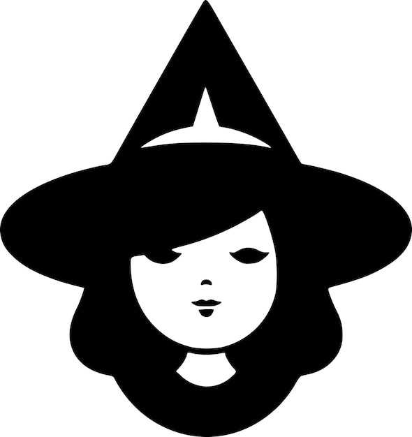 Vector witch high quality vector logo vector illustration ideal for tshirt graphic