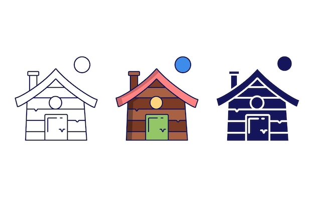 Witch House vector icon