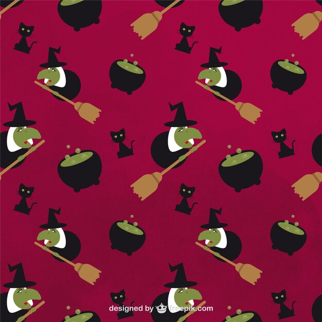 Vector witch pattern