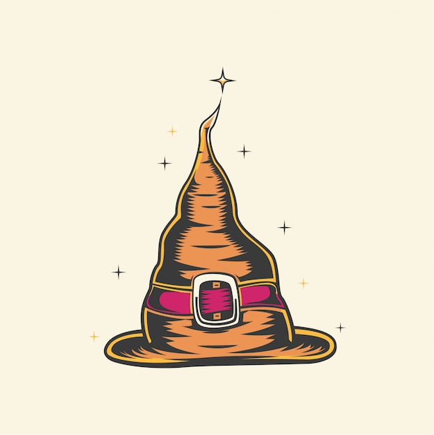 Witch's hat illustration