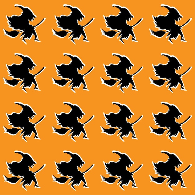 Witch Vector pattern