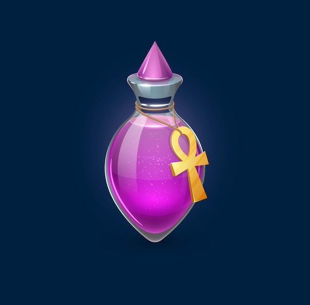Witchcraft potion bottle, egyptian sandstorm spell