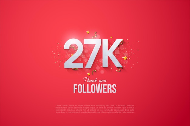 with a sprinkling of shiny glitter for the celebration of 27k followers.