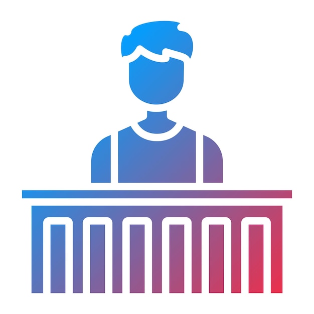 Premium Vector | Witness Icon Style