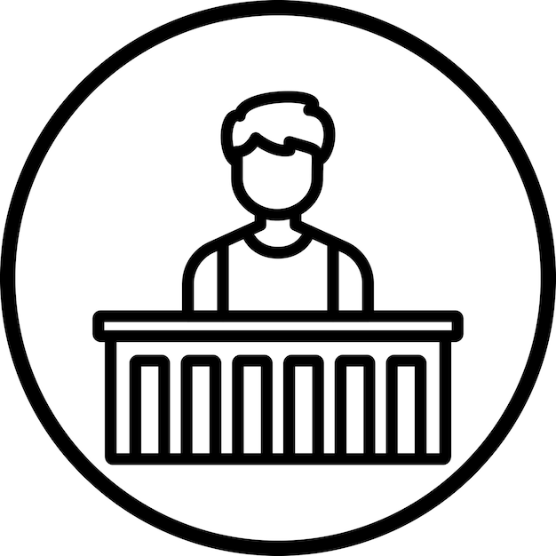 Premium Vector | Witness Icon Style