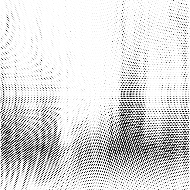 Witte abstracte achtergrond met zwarte filmkorrelruis dotwork halftone grunge textuur voor ontwerp